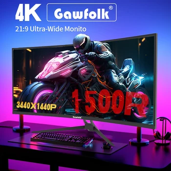 Gawfolk Monitor 34'' 144Hz Curved 5
