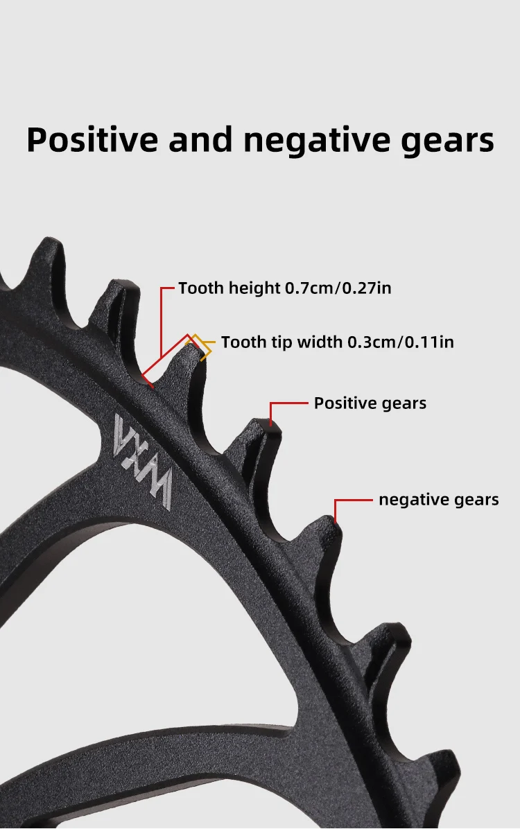 Schmales breites Kettenblatt Rennrad 110 BCD Kettenrad 4 Schrauben 110BCD 4 Krallen Kettenblatt Sterne Fahrradkrone kompatibel R7000 R8000 – Detail 7
