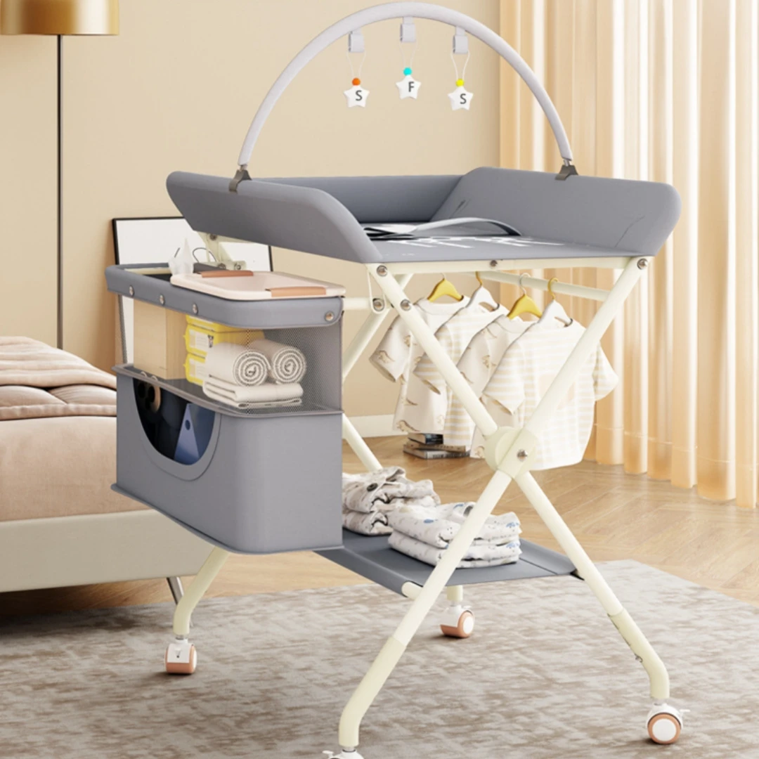 diaper-changing-table-baby-care-desk-multifunctional-foldable-massage-touch-newborn-baby-bath-bed-change-diaper-changing-table