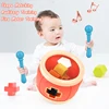 Baby Musical Instrument Montessori Toy Hand Drum Percussion Shape Matching Maze Rolling Ball Game Fine Motor Skill Education Toy 2
