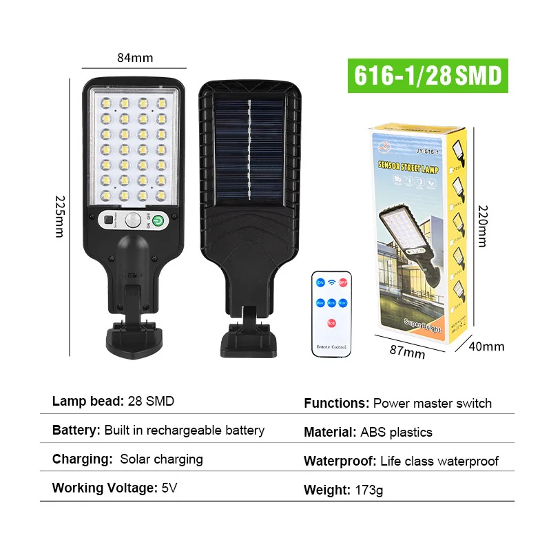 cheap solar lights Solar Street Lights Outdoor Wireless Solar Security Wall Light Motion Sensor with 3 Lighting Modes for Front Door Garden Yard brightest outdoor solar lights Solar Lamps