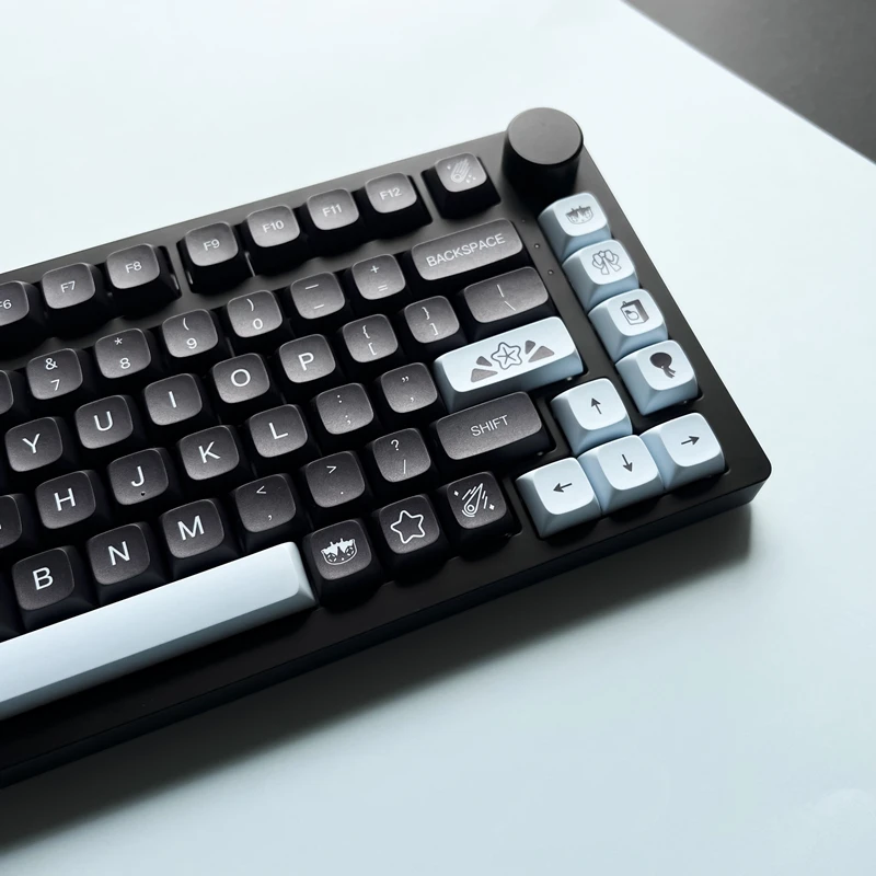 Gmk Kat Combinação Teclas Pbt Dye Sublimação Xda Perfil Keycap r1 1.75u 2u Novidades 132 Teclas por Conjunto - Imagem 4