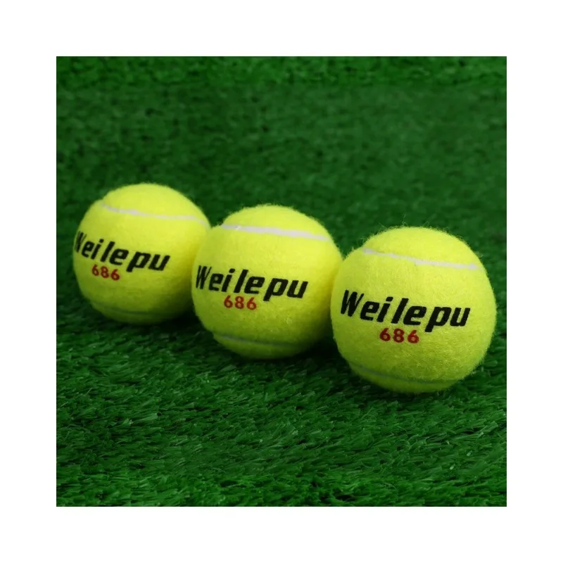 3Pcs Tennis Balls1.4m Rebound High Bounce Elasticity Durable School Club Event Training Dogs Outdoor Elasticity Durable Tennis