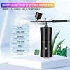 Portable Rechargeable Wireless Airbrush With Compressor Single Action Spray Gun For Face Beauty Nail Art Tattoo Craft Cake Paint 2