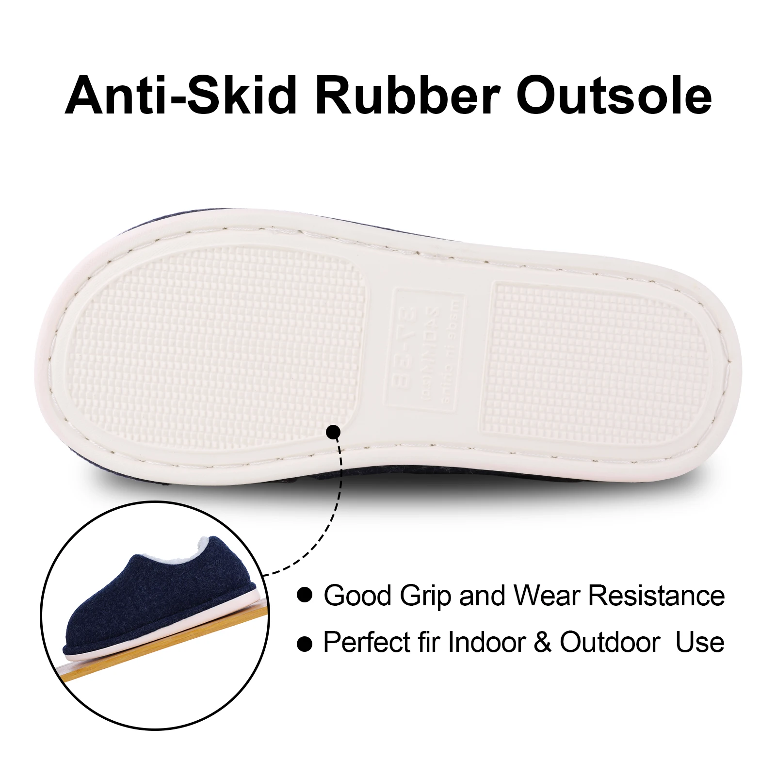 Bebealy Winter Fuzzy Fur Slippers For Women Plush  Felt Home Cotton Slippers Fluffy Soft Flat Non-Slip Heel Wrap Furry Slides