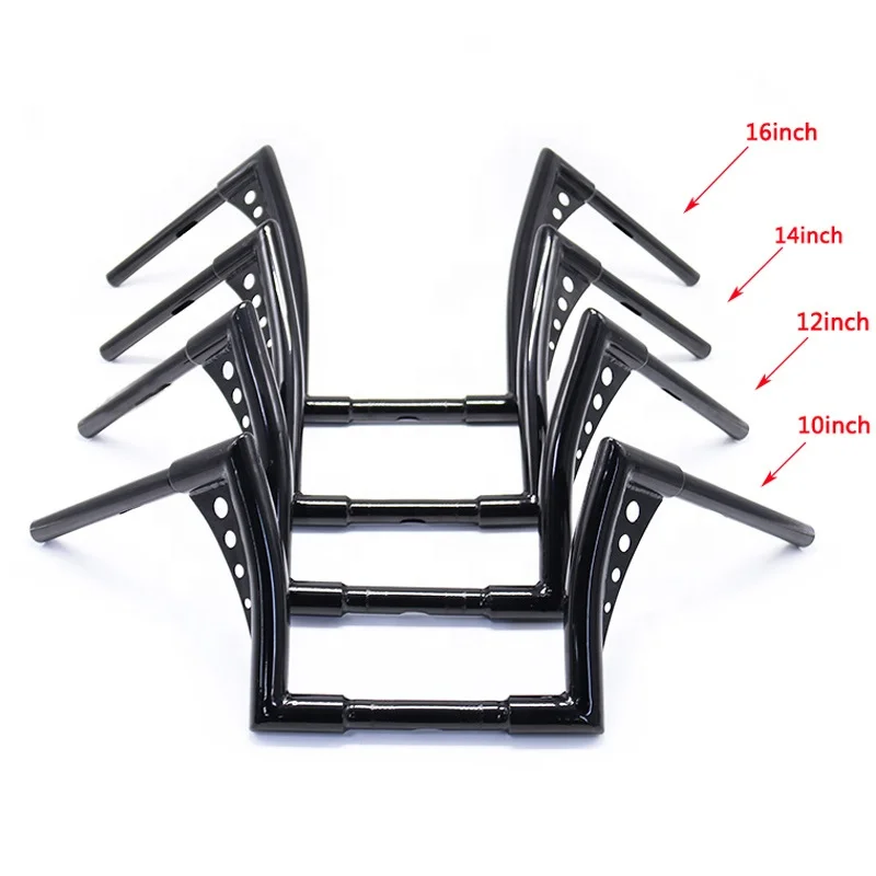 

CQJB High Quality Motorcycle aluminium handle 10 12 14 16 inch bike handlebar