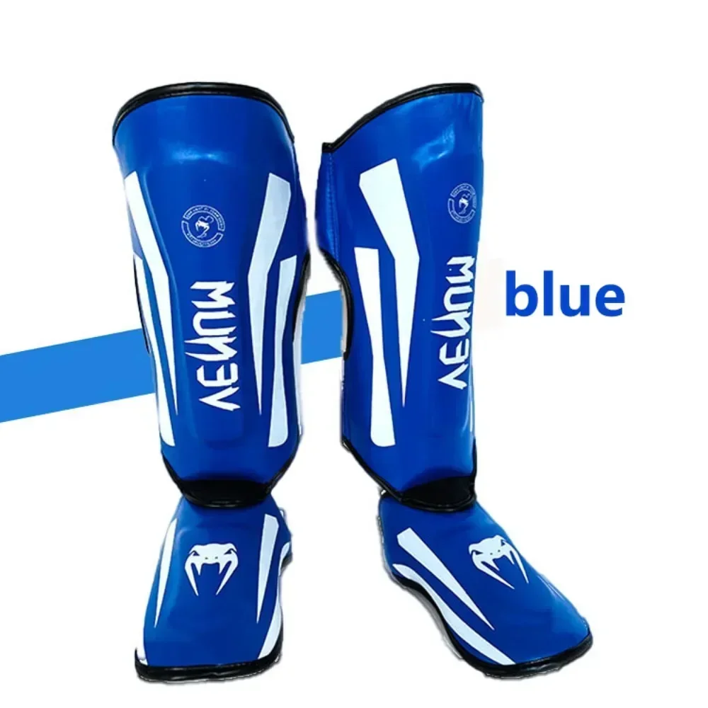 Sanda Fighting Leg Guards Boxing Fighting Thickened Protective Equipment Ankle Guards Taekwondo Leg Guards Gaiters Leg Sleeve