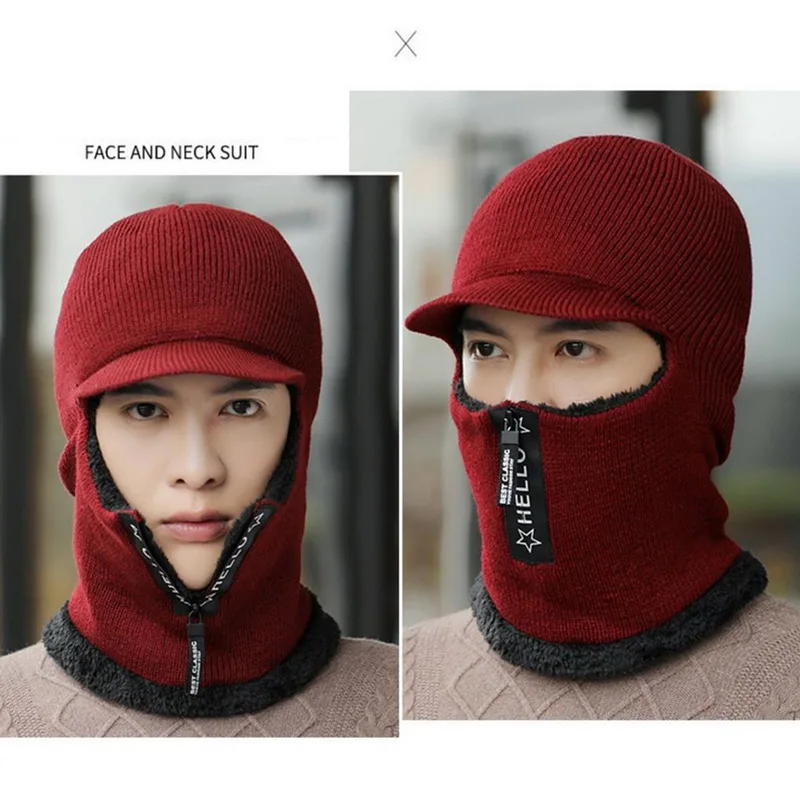 Capuche de sherpa, masque de ski cagoule, masque facial d'hiver résistant  au vent, écharpe chaude pour le chapeau de chapeau de couverture chaude  pour