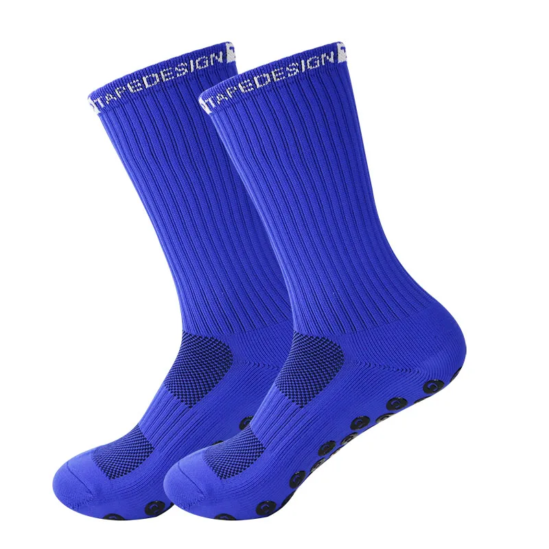 Men and Women Football Socks Sports Socks Non-slip Silicone Bottom Soccer Basketball Grip