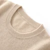 100% Merino Wool Sweater Men's Round Neck Knitted Hoodie Spring Autumn New Cashmere Sweater Versatile Basic Sweater Menswear 4