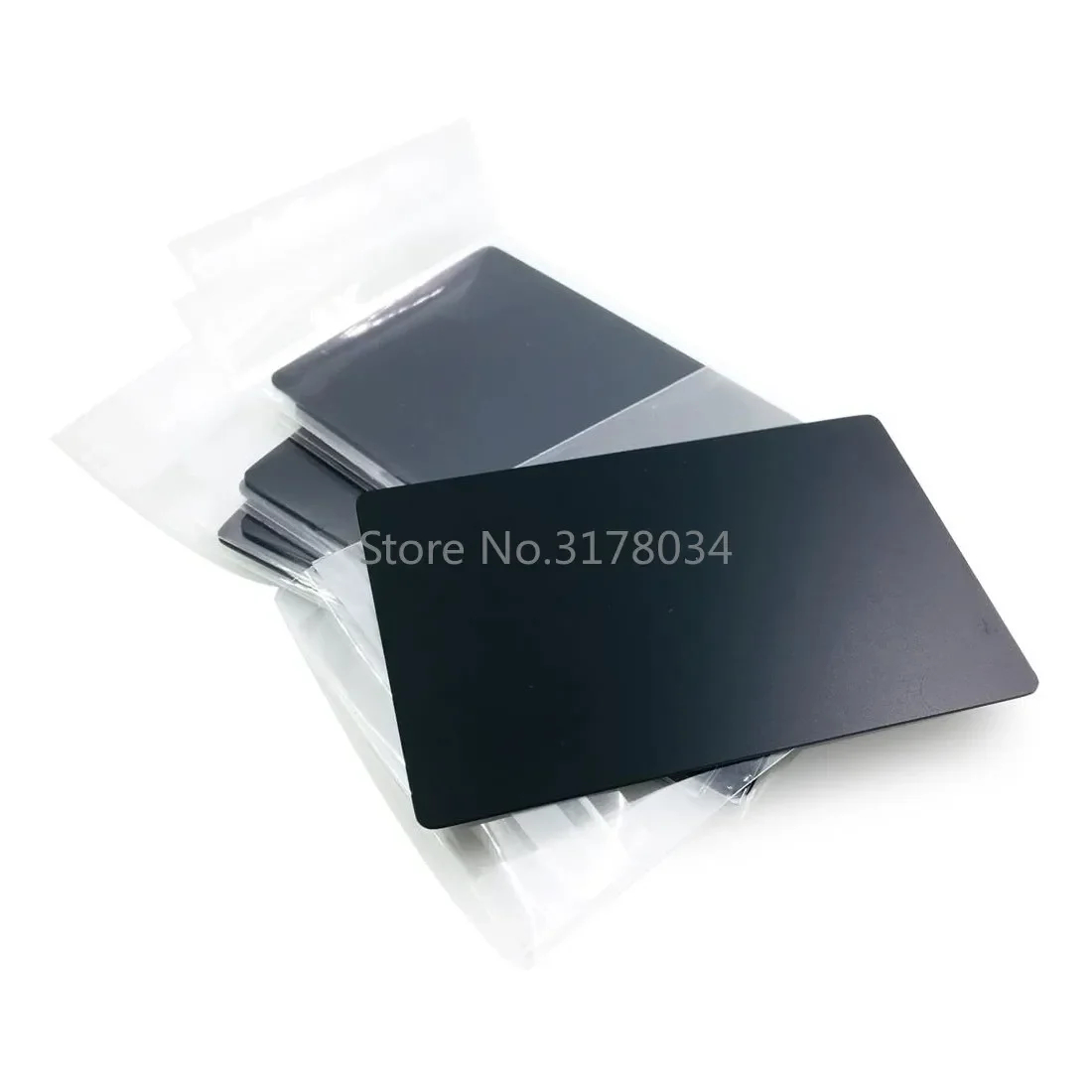 Business Cards 10pcs/pack 304 Stainless Steel Thick 0.8mm Black Metal Business Cards Blanks Card for Customer Laser Engraving DIY Gift Cards