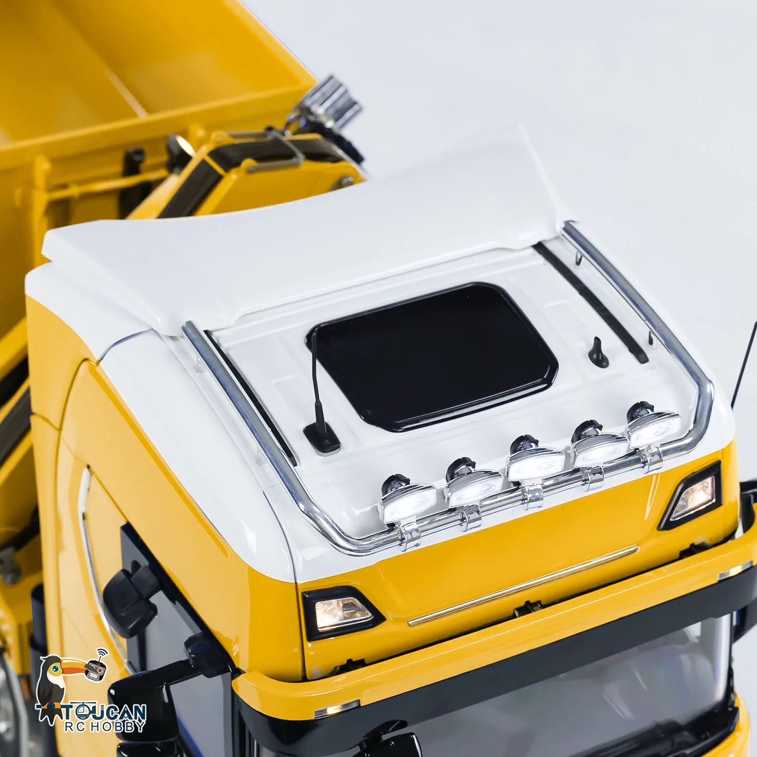 Metal 1:14 770S 10x10 Hydraulic RC Dumper Remote Control Full Dump Trucks Crane Light Sound 3 Speed Transmission Car Toy Vehicle 6