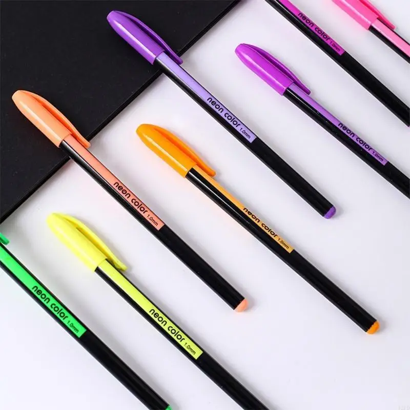 12 색 젤 펜 세트 반짝이 형광펜 파스텔 펜 학교 사무실 색칠하기 책 그리기 Doodling Art Markers