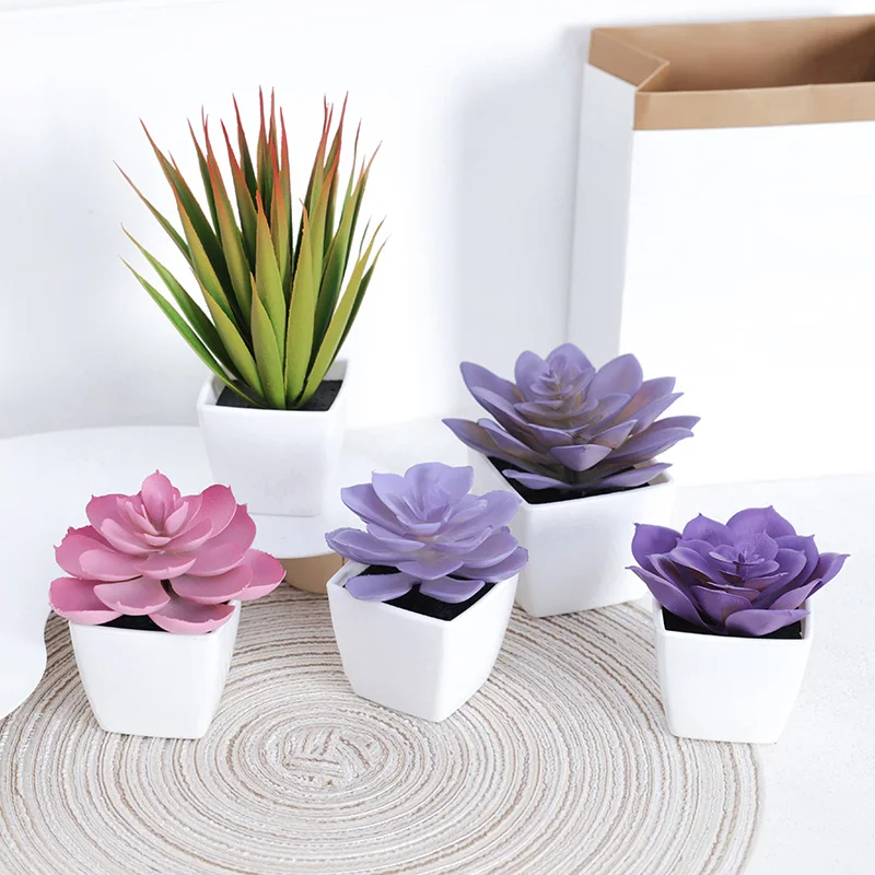 1 Set Simulation Mini Potted Plant