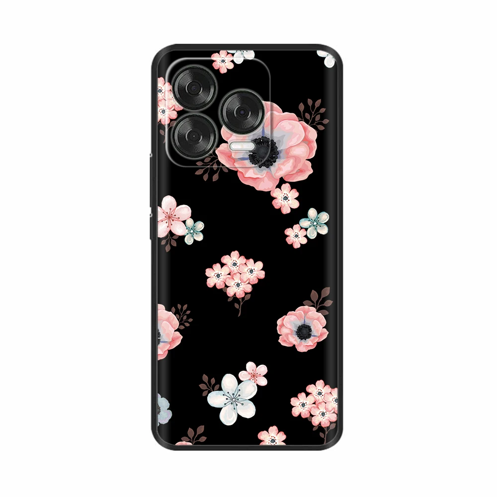 Luxury Black Silicone Back Cover - Elegant Design Case