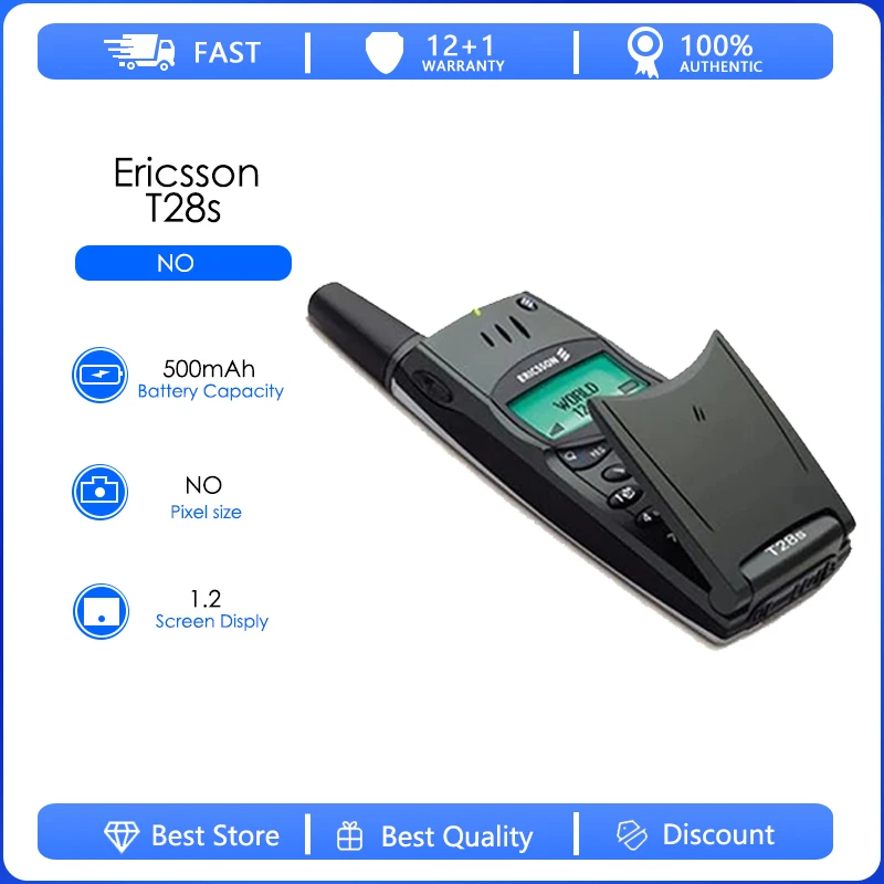 ERICSSON T28 T28s NUOVO BLUE o di colore GRIGIO