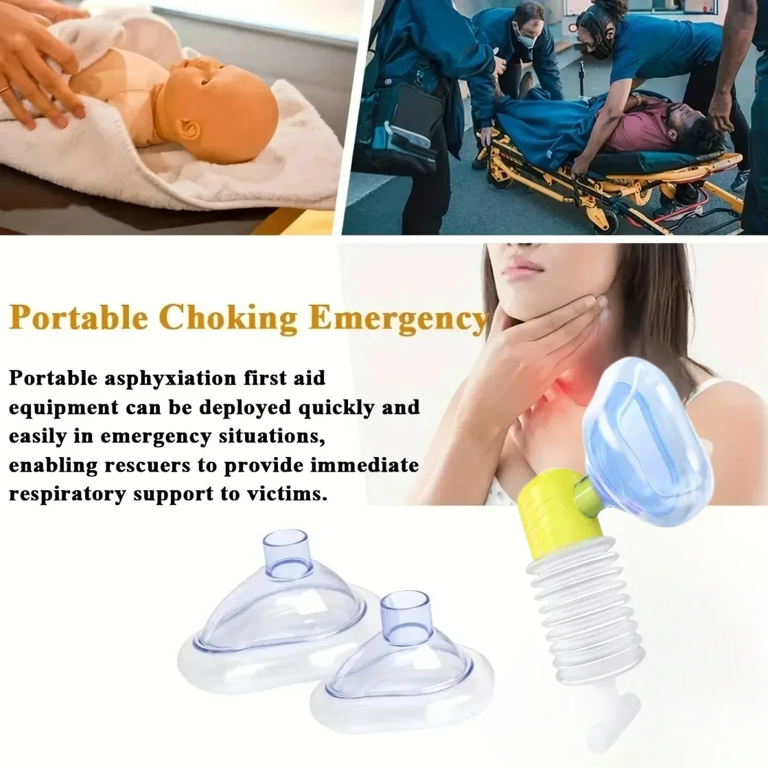 Portable Anti-Choking Device for Adults and Children
