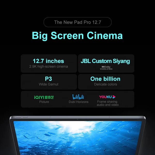 Lenovo XIAOXIN Pad Pro 12.7" 2025 – טאבלט 2.9K עם קצב רענון 144Hz 4
