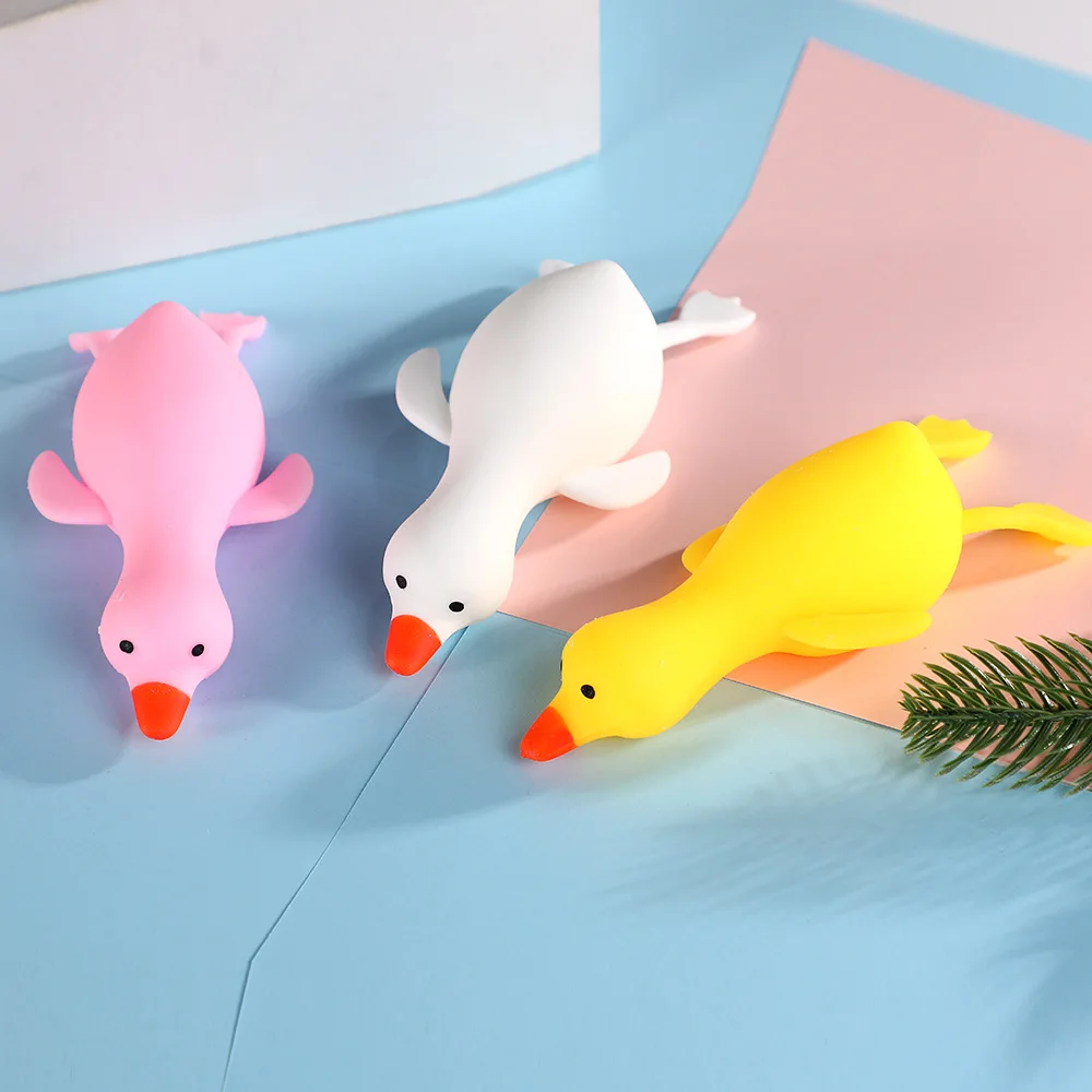 

Cartoon Goose Decompression Toy Soft Antistress Ball Cute Duck Children Animal Doll Stress Relief Squeeze Toys