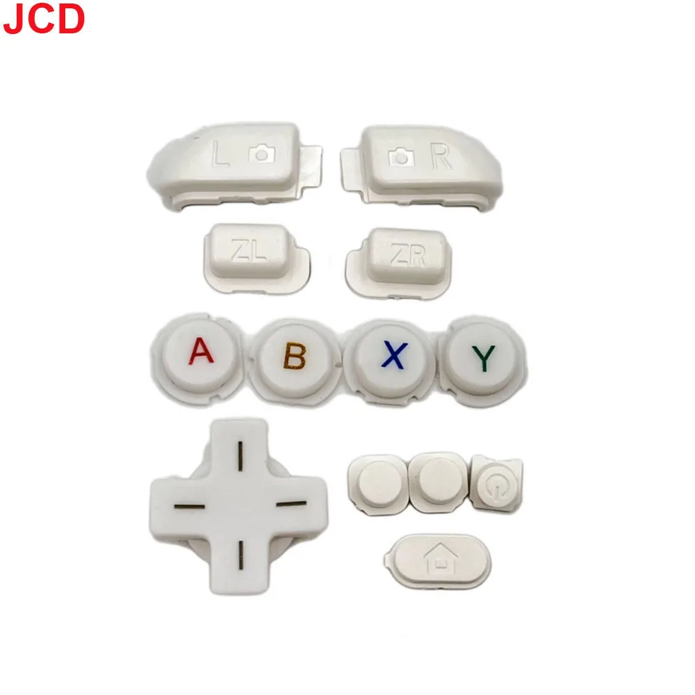 JCD 1set Repair Part ABXY Button LR ZL ZR HOME Button For New 3DS XL LL NEW 3DS LL/XL Cosone Replacement Parts