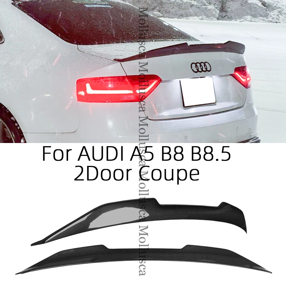 

For AUDI A5 B8 B8.5 2Door Coupe 8T3 PSM Style Carbon fiber Rear Spoiler Trunk wing 2007-2017 FRP honeycomb Forged