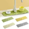 Tidy Splash Faucet Guard & Draining Mat, Silicone Draining Mat for Sink 2