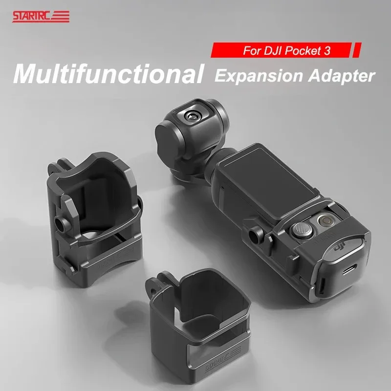 STARTRC Expansion Adapter For DJI Osmo Pocket 3 Mount Bracket Multifunctional Frame Holder Clip Camera Accessories