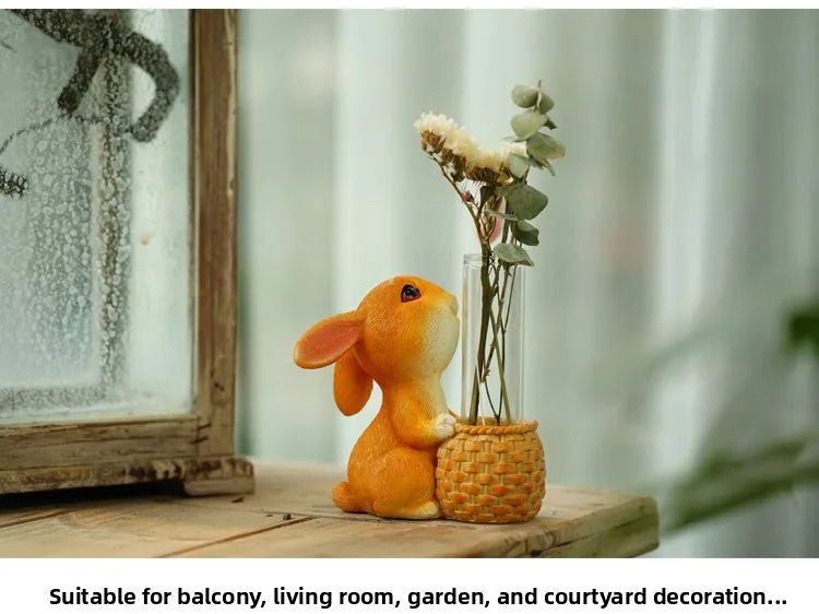 Creative F Book Reading Glass Vase Simulation Dry Flower Holder Cute Living Room Table Test Tube Flower Pot Decoration