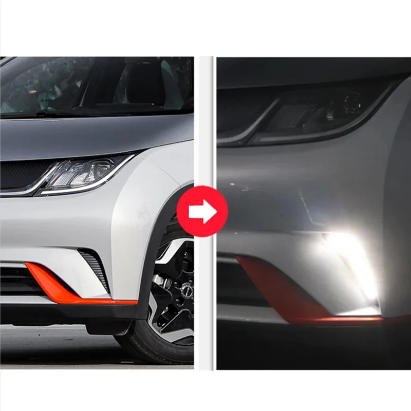 BYD EA1 Atto 2 1 용 자동차 조명 어셈블리, 앞 뒤 범퍼 안개등, LED 조명 램프 커버 장식, 돌고래 EV 액세서리 2021-2023