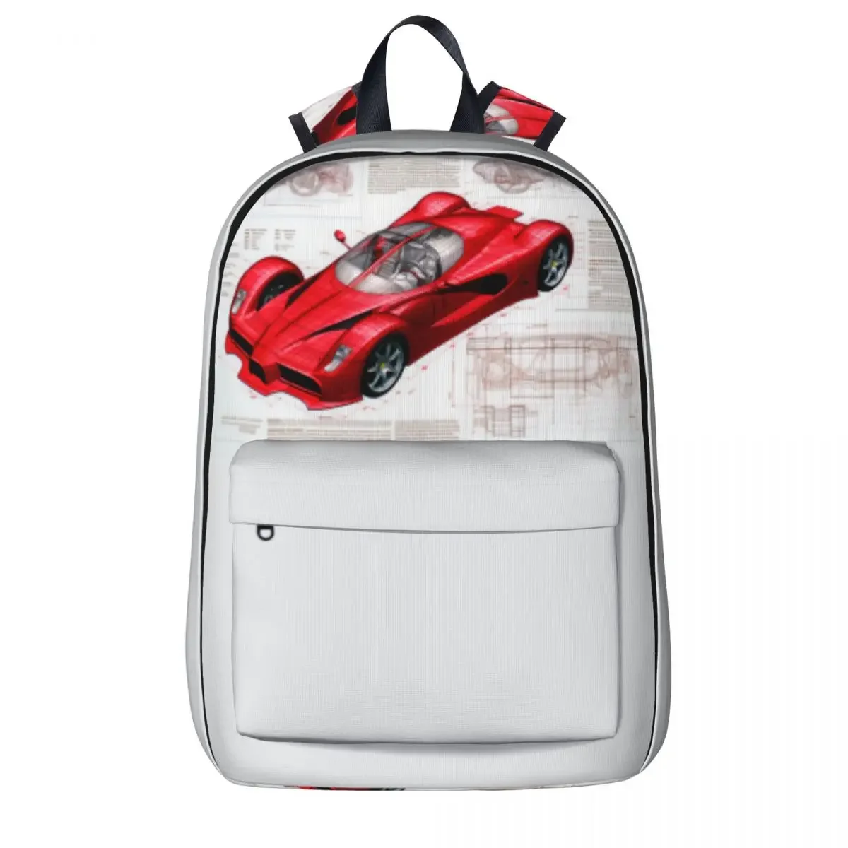 

Passionate Sports Car Backpack Boy Drawings Sketch Style1 Pattern Backpacks Streetwear High School Bags Workout Design Rucksack