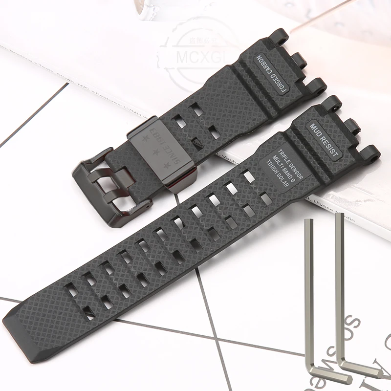 thumbnail image 1 of Correa de resina adecuada para Casio GWG-2000 GWG-2040, accesorios de reloj deportivo de TPU a prueba de agua para hombres, pulsera, 1 of 5