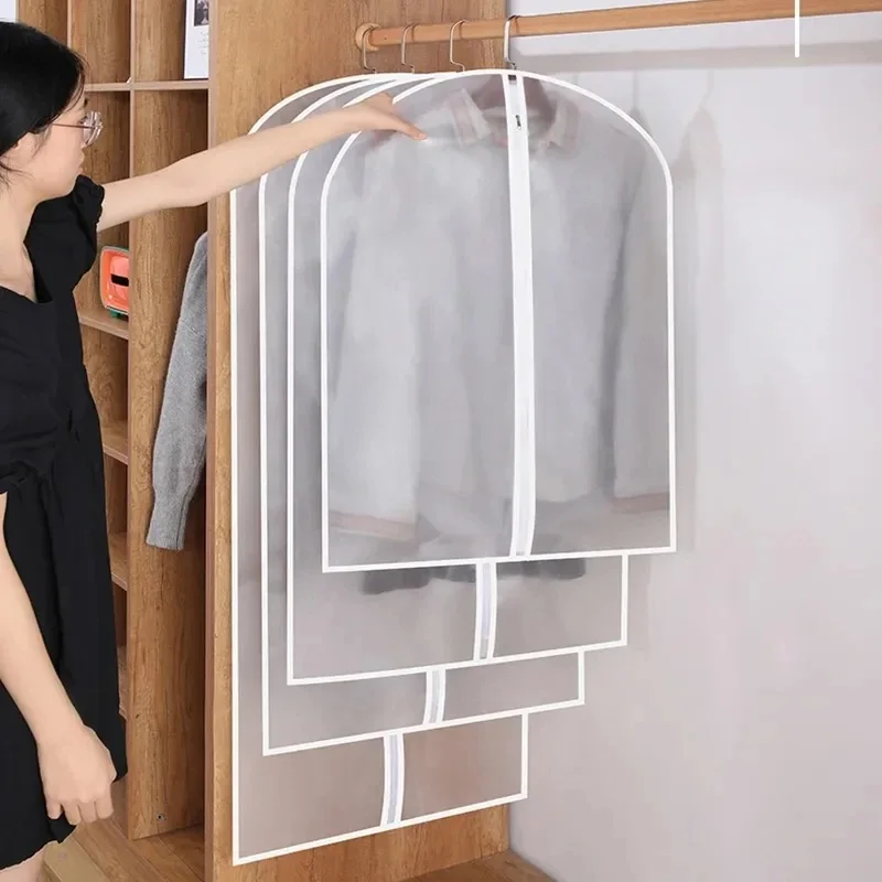 옷걸이 먼지 커버, 웨딩 원피스 커버, 세트 코트 보관 가방, 의류 가방 정리함, 옷장걸이 의류 정리