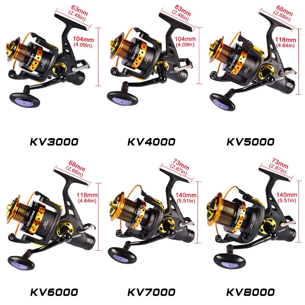 Hot Sale Japan Spinning Reel 13-23KG Drag Carp Fishing Reel Front and Rear Drag System Freshwater Spinning Reels