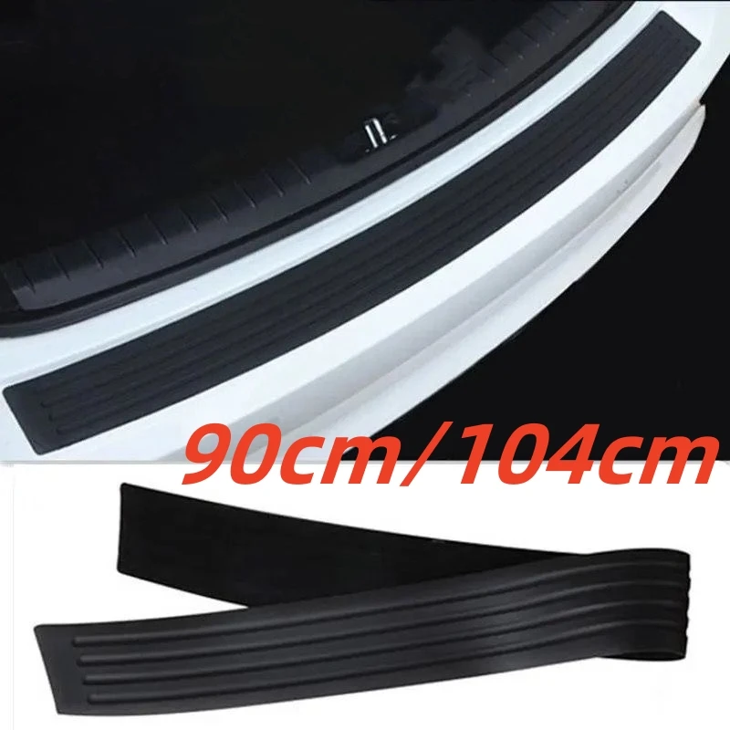 

Anti-scratch Car Trunk Door Sill Plate Protector Universal Rear Bumper Guard Rubber Mouldings Pad Trim Cover Strip Car Styling