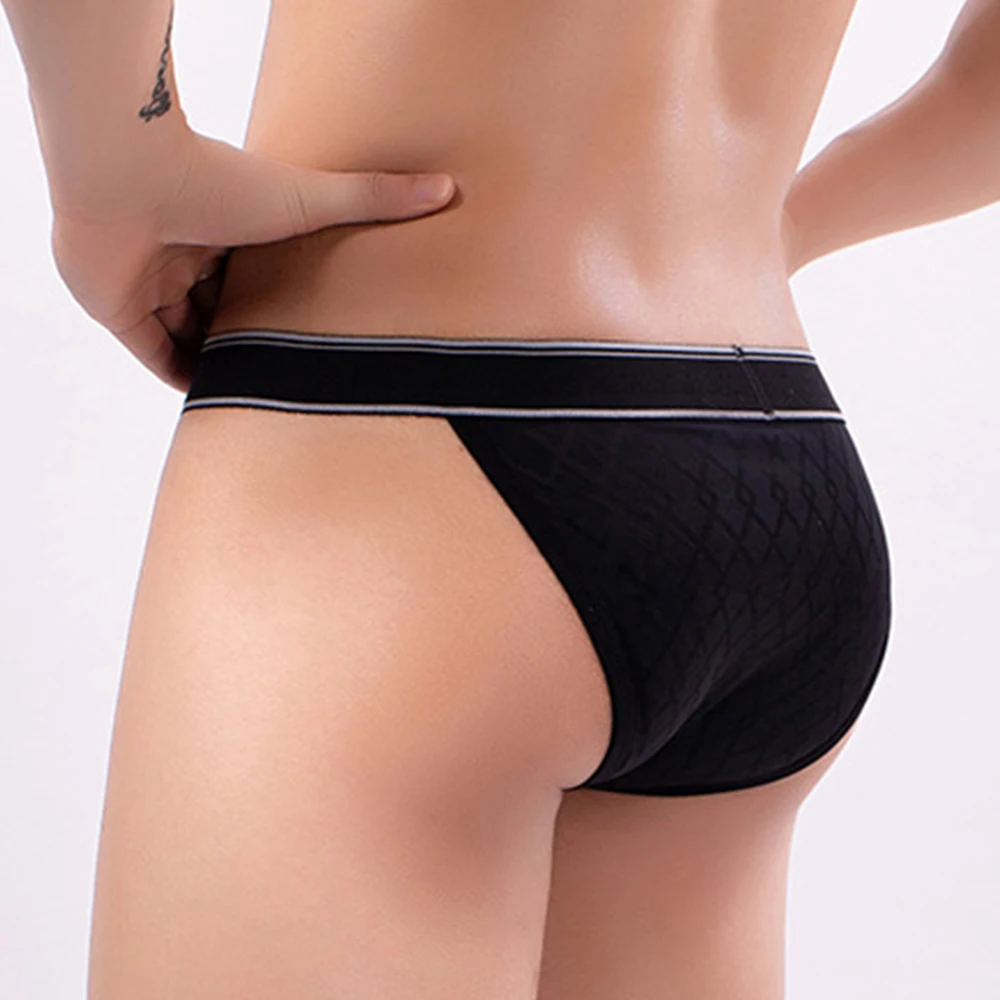 

Male Briefs T-pants Tight Underwear Sexy Underwear Home Four Seasons Shredded Ice Lace Sexy Close Fitting Shredded Ice