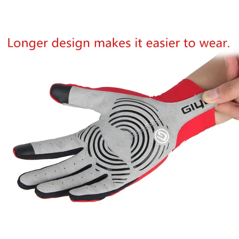 GIYO Gym Gloves Colorful Fashion Full Finger Gloves Wommen Men Road MTB Bicycle Cycling Gloves 3