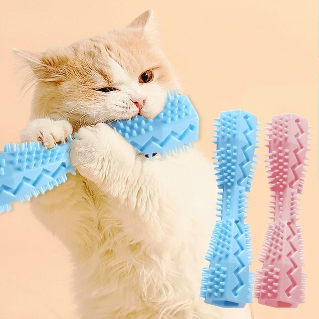 Dog Teething Toy Chew Stick Bite Resistant Fun Leak Proof Food Toy Pet Teether Cleaner Stick 5