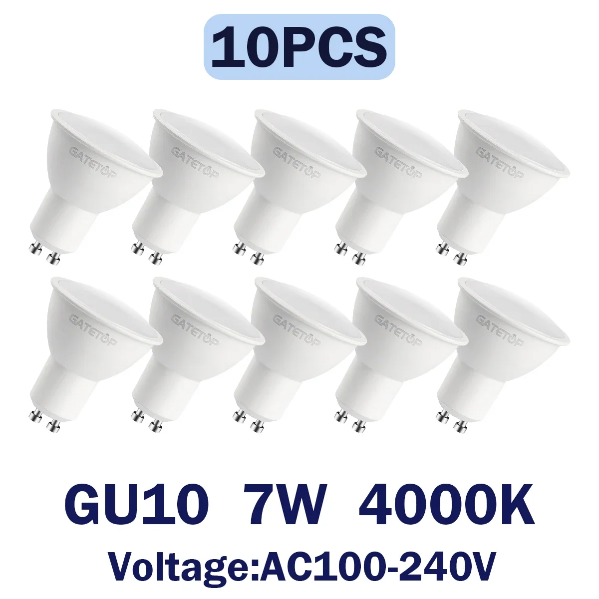 10pcs 120d 4000K