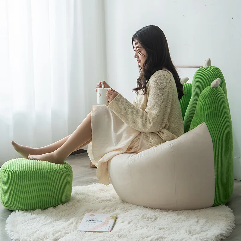 신제품 소파, 빈백, 다다미 침실, 발코니, 레저 의자, 네트 레드 소형 가족, 싱글 소파 발판