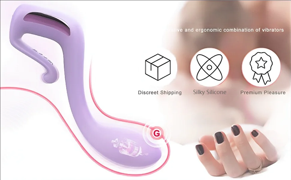 Adult Sex Toys G Spot Vibrator Female Finger Shaped Waterproof Powerful Vibes for Clit Nipple Clitoral Stimulator for Women