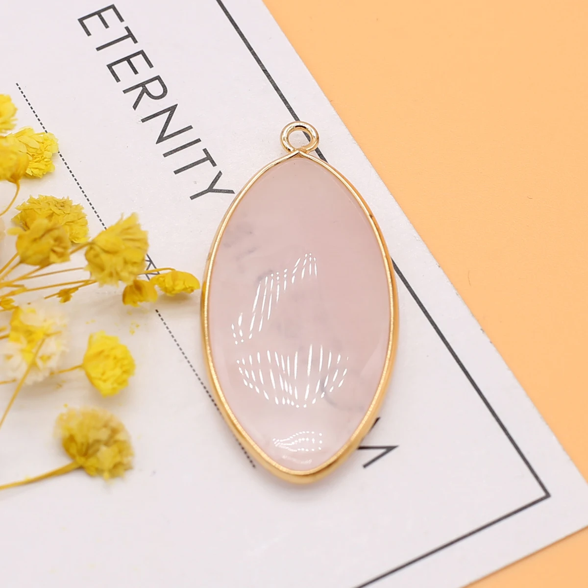Natural Stone Pendant Oval Shap Gemstone Exquisite Charms for Jewelry Making Diy Bracelet Necklace Earrings Accessories Gifts - 6