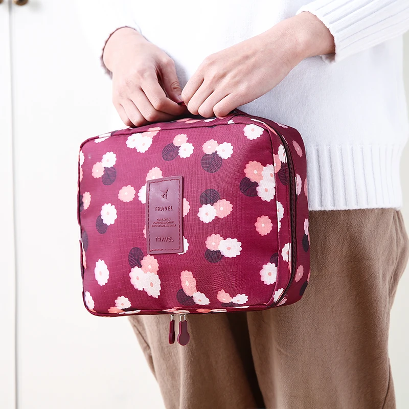 Hot-Sale Cosmetic Storage Bag Travel Bag Makeup Organizer Skincare Storage Zipper Bag 100% Good Rating 14 Colors 3