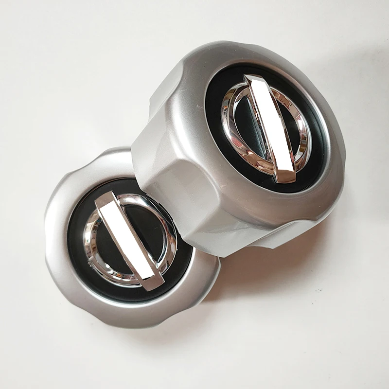 車のホイールセンター用カバー,日産ピックアップ用ハブキャップ,ナバラd22 2002-2013, 4個 4 個ホイールセンターキャップカバー車のハブキャップタイヤカバー日産