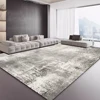 Light Luxury Abstract Carpets Living Room Decoration Grey Rugs Modern Home Sofa Foot Mat Bedroom Bedside Lounge Rug Washable 4