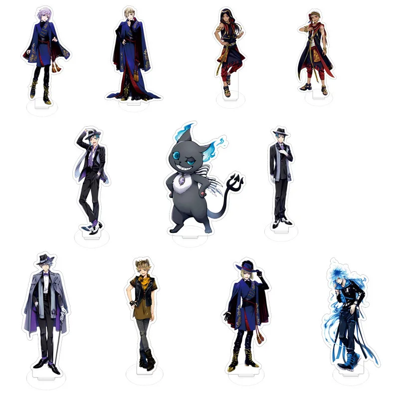 Game Anime Figur Twisted Wonderland Acrylfiguren Ständer Cosplay-Modellplatte Sammlung Schreibtischdekoration Charakterserien Geschenke