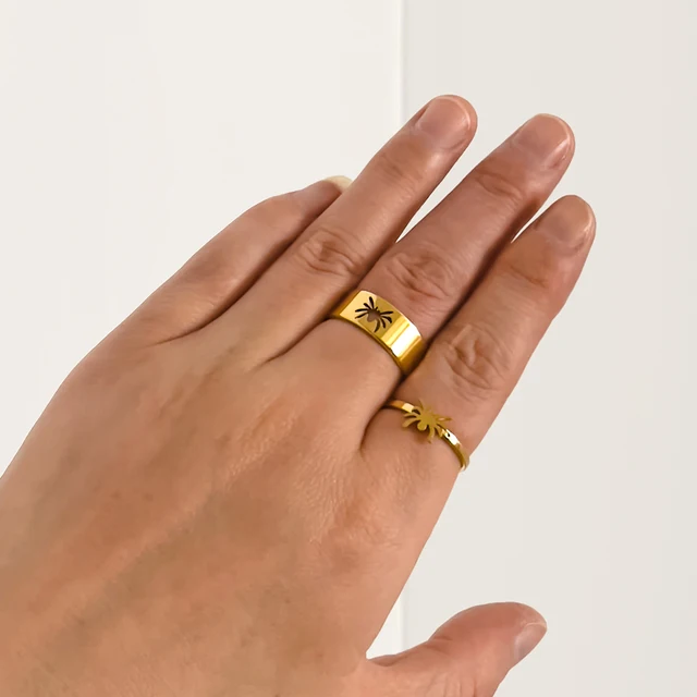 Anello Spiderman In Titanio E Acciaio Inossidabile - Band Promessa Uomo Taglia 11 - Foto 13