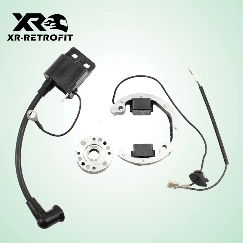 

New Stator Rotor Ignition Coil Kit Magneto Replacement Ignition Coil Stator Flywheel for SX Pro Junior Sr Jr 50 2000-2