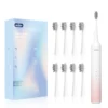Sejoy Electric Toothbrush rechargeable With 8pcs Replacement Head Tooth Brush 6 Modes Clean Whitening Sonic Timer Toothbrush 1