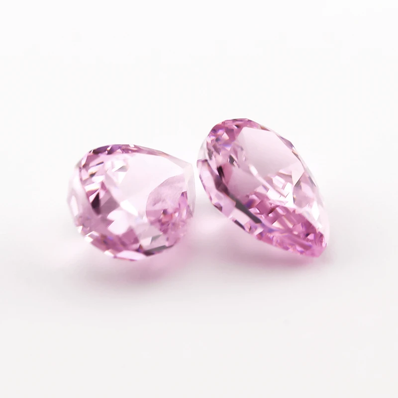 

JINGANGZUO 6x8mm 04#Rose Red Pear Crushed Ice Cut CZ Stone 5A Loose Cubic Zirconia Synthetic Gemstone For Jewelry Making