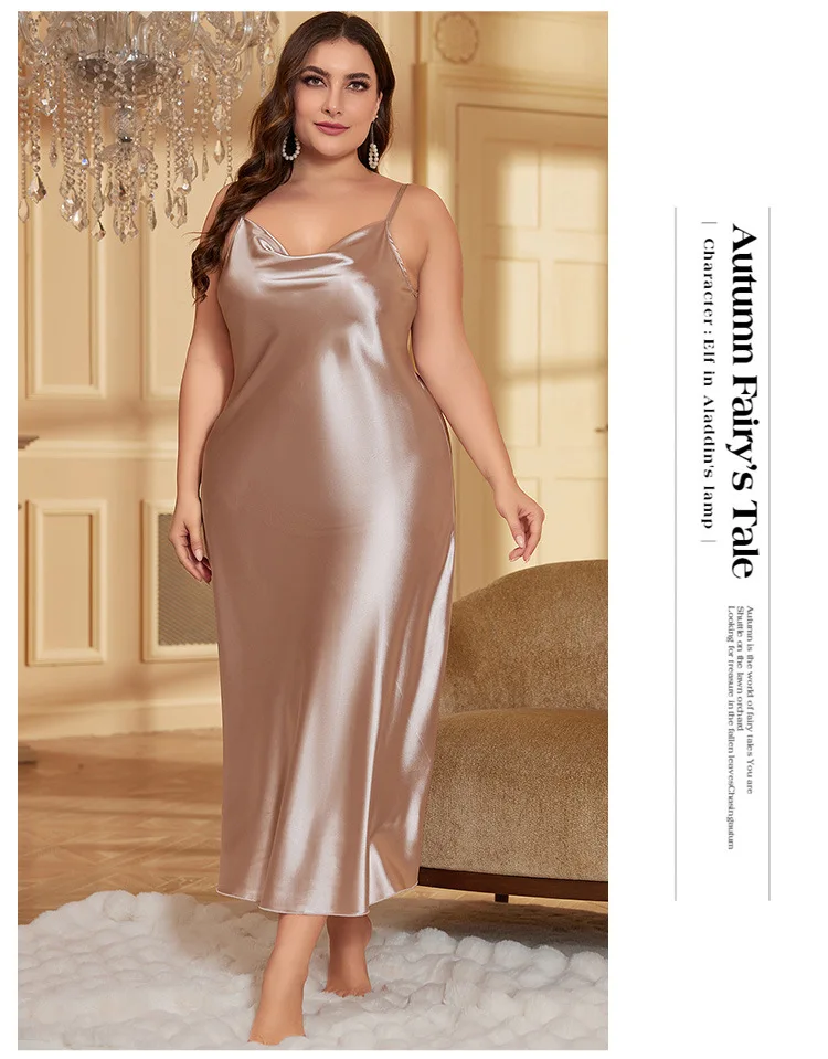 Plus Size Female Nightgown | Chemise Sleepwear Intimate Lingerie Plus Size Nightwear